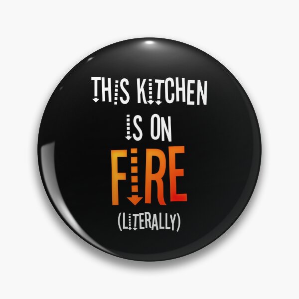 Item preview, This Kitchen Is On Fire (Literally) Overcooked Funny White Variant designed and sold by allogy.