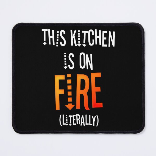 Item preview, This Kitchen Is On Fire (Literally) Overcooked Funny White Variant designed and sold by allogy.
