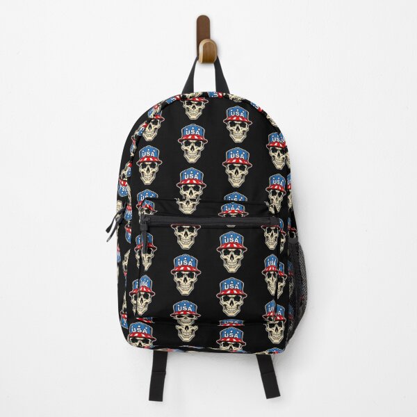 Item preview, Patriotic USA Skull designed and sold by ChestJestTees.