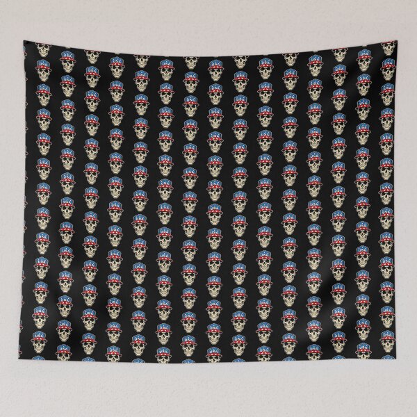 Item preview, Patriotic USA Skull designed and sold by ChestJestTees.