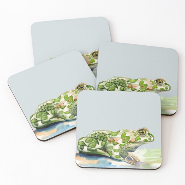 Item preview, Green Toad Watercolor designed and sold by EwieEnte.