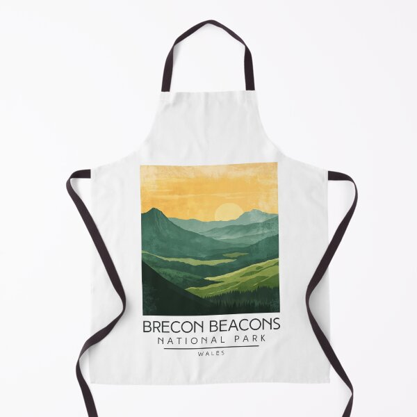 Item preview, A Vintage Travel Poster of Brecon Beacons National Park - Wales  designed and sold by GoodOldVintage.