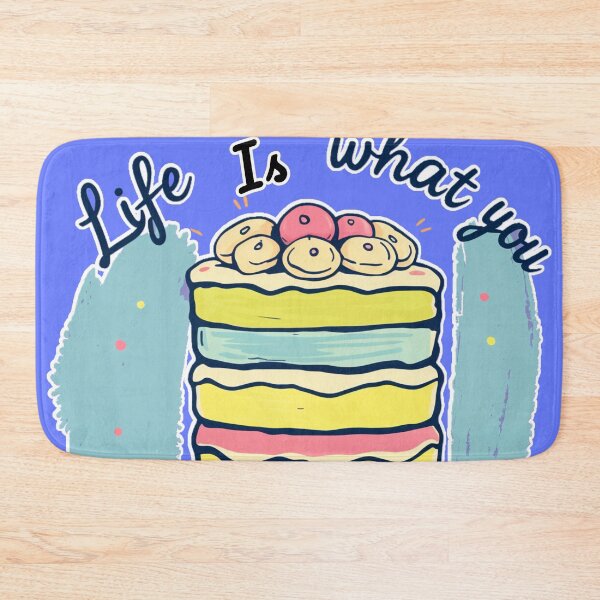 Item preview, Life is What You Bake It - Retro Cake designed and sold by CoolEnthusias.