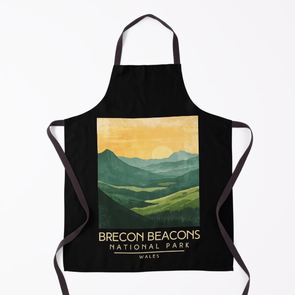 Item preview, A Vintage Travel Poster of Brecon Beacons National Park - Wales  designed and sold by GoodOldVintage.