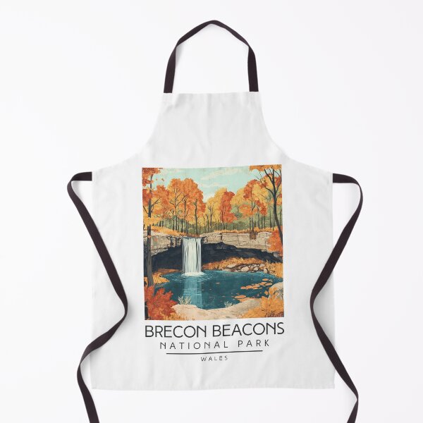 Item preview, A Vintage Travel Poster of Brecon Beacons National Park - Wales  designed and sold by GoodOldVintage.