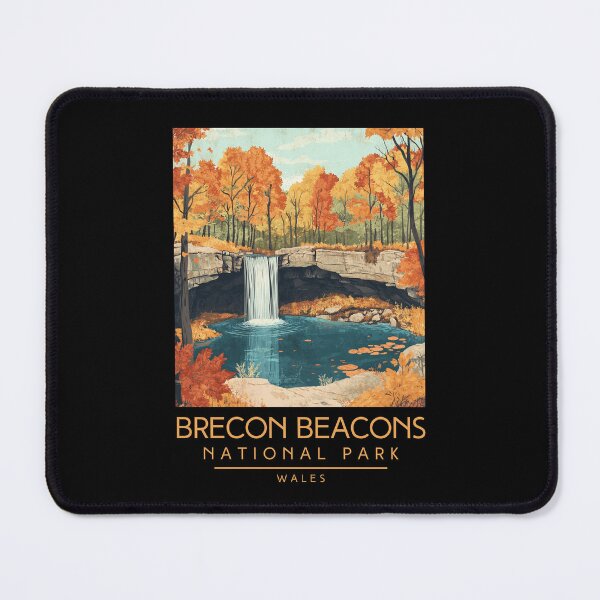 Item preview, A Vintage Travel Poster of Brecon Beacons National Park - Wales  designed and sold by GoodOldVintage.