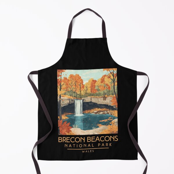 Item preview, A Vintage Travel Poster of Brecon Beacons National Park - Wales  designed and sold by GoodOldVintage.