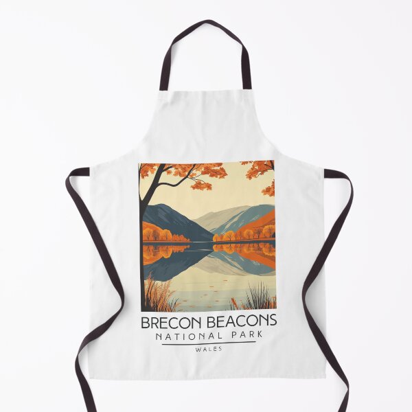 Item preview, A Vintage Travel Poster of Brecon Beacons National Park - Wales  designed and sold by GoodOldVintage.