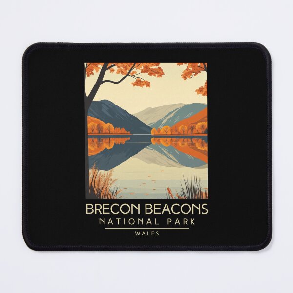 Item preview, A Vintage Travel Poster of Brecon Beacons National Park - Wales  designed and sold by GoodOldVintage.