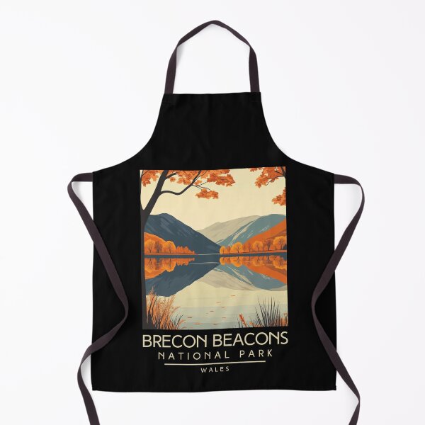 Item preview, A Vintage Travel Poster of Brecon Beacons National Park - Wales  designed and sold by GoodOldVintage.