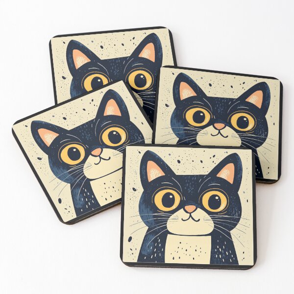 Item preview,  The Silly, Squinty-Eyed Cat with a Purr-fect Smile designed and sold by MOONE FLOWER.