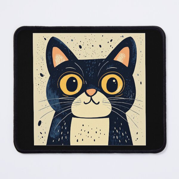 Item preview,  The Silly, Squinty-Eyed Cat with a Purr-fect Smile designed and sold by MOONE FLOWER.