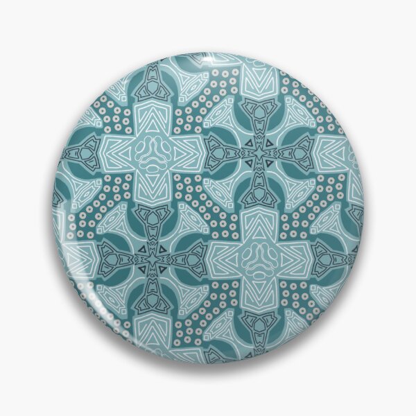 Item preview, Batik - Round Cross - Light Blue designed and sold by JoseYeste.