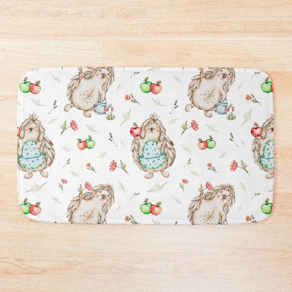 Item preview, seamless watercolor patterns set Whimsical Garden Tails designed and sold by NelenaArt.