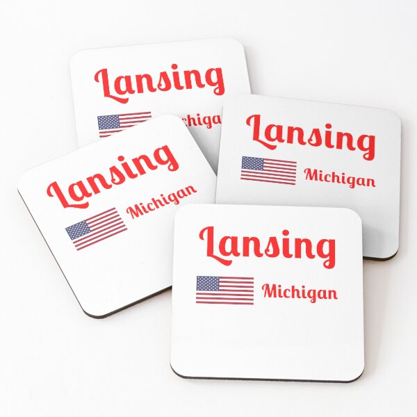 Item preview, Lansing Michigan - Stylish Prints, designed and sold by Fleetwood1994.