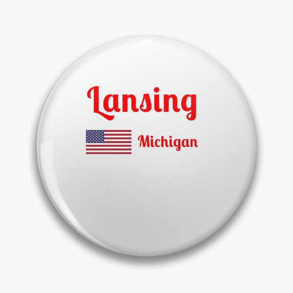 Item preview, Lansing Michigan - Stylish Prints, designed and sold by Fleetwood1994.