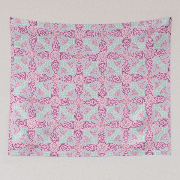 Item preview, Batik - Round Cross - Pink designed and sold by JoseYeste.