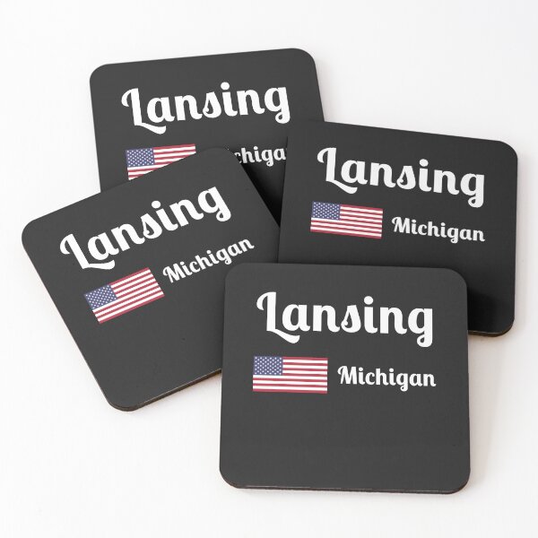 Item preview, Lansing Michigan - Stylish Prints, designed and sold by Fleetwood1994.