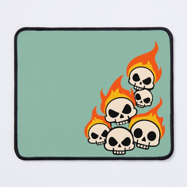 Item preview, Playful Flaming Skulls designed and sold by WACKY DESIGN.