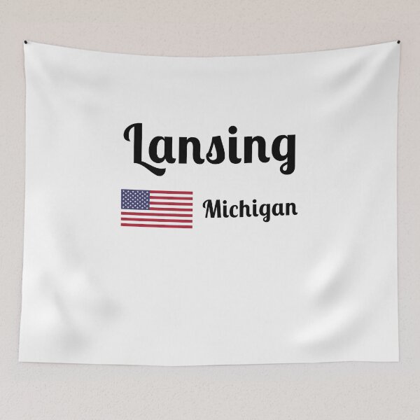 Item preview, Lansing Michigan - Stylish Prints, designed and sold by Fleetwood1994.