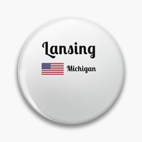 Item preview, Lansing Michigan - Stylish Prints, designed and sold by Fleetwood1994.