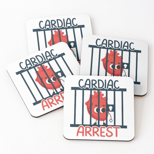 Item preview, Cardiac Arrest Heart Funny Design  designed and sold by The Remi Reserve.