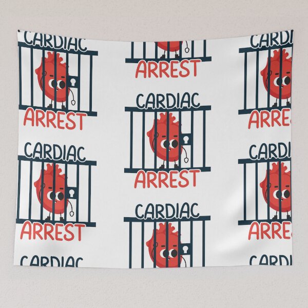 Item preview, Cardiac Arrest Heart Funny Design  designed and sold by The Remi Reserve.