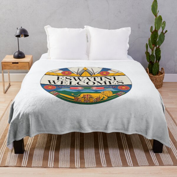 Item preview, Eswatini Welcomes Flag Map Mbabane, Lobamba designed and sold by AnimalsDH305.