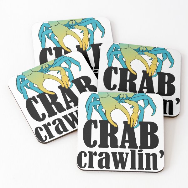 Item preview, Crab crawlin' Bahamas (light background) designed and sold by Shelley Cant.