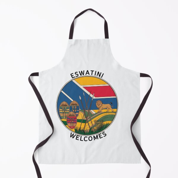 Item preview, Eswatini Welcomes Flag Map Mbabane, Lobamba designed and sold by AnimalsDH305.