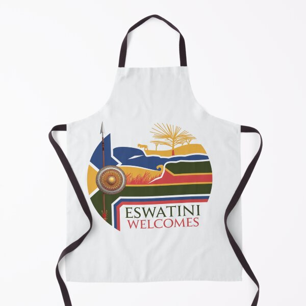 Item preview, Eswatini Welcomes Flag Map Mbabane, Lobamba designed and sold by AnimalsDH305.