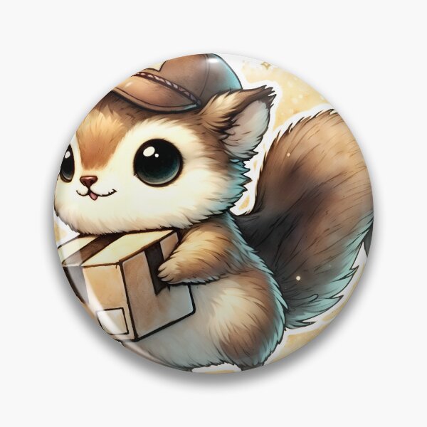 Item preview, Squirrel Delivery Man designed and sold by RubisLeaf.