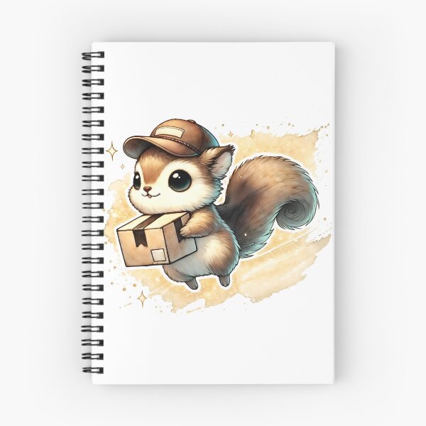 Item preview, Squirrel Delivery Man designed and sold by RubisLeaf.