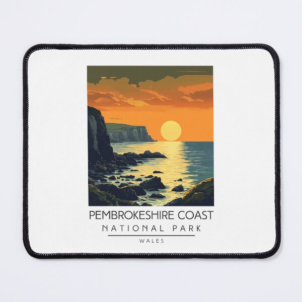 Item preview, A Vintage Travel Poster of Pembrokeshire Coast National Park - Wales designed and sold by GoodOldVintage.