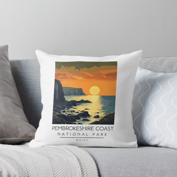 Item preview, A Vintage Travel Poster of Pembrokeshire Coast National Park - Wales  designed and sold by GoodOldVintage.