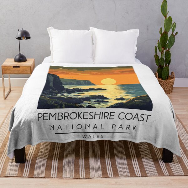 Item preview, A Vintage Travel Poster of Pembrokeshire Coast National Park - Wales designed and sold by GoodOldVintage.