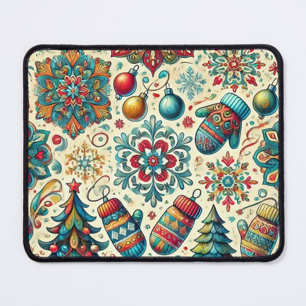Item preview, Colorful Winter Pattern designed and sold by CanvasWhimsy.