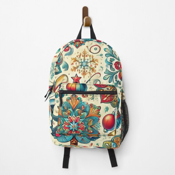 Item preview, Colorful Winter Pattern designed and sold by CanvasWhimsy.