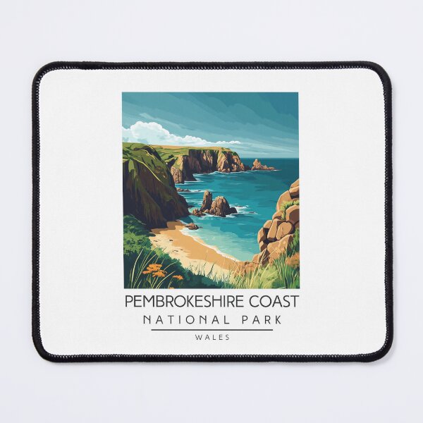 Item preview, A Vintage Travel Poster of Pembrokeshire Coast National Park - Wales designed and sold by GoodOldVintage.
