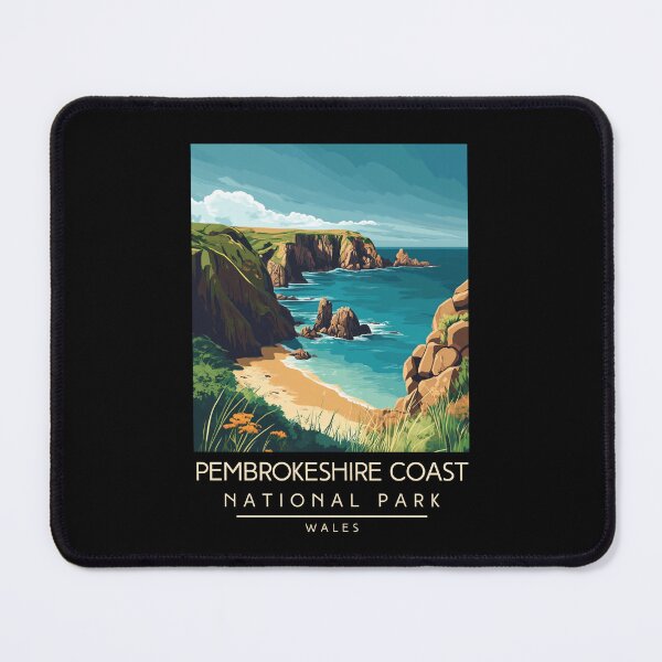 Item preview, A Vintage Travel Poster of Pembrokeshire Coast National Park - Wales designed and sold by GoodOldVintage.