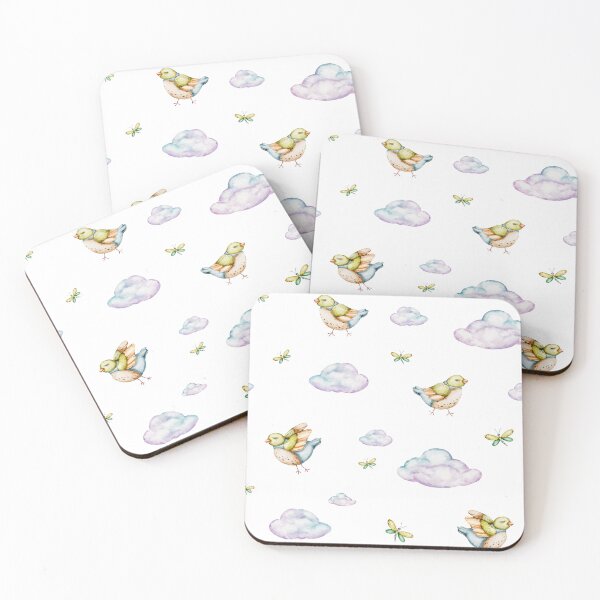 Item preview, seamless watercolor patterns Bunnies in Bloom designed and sold by NelenaArt.