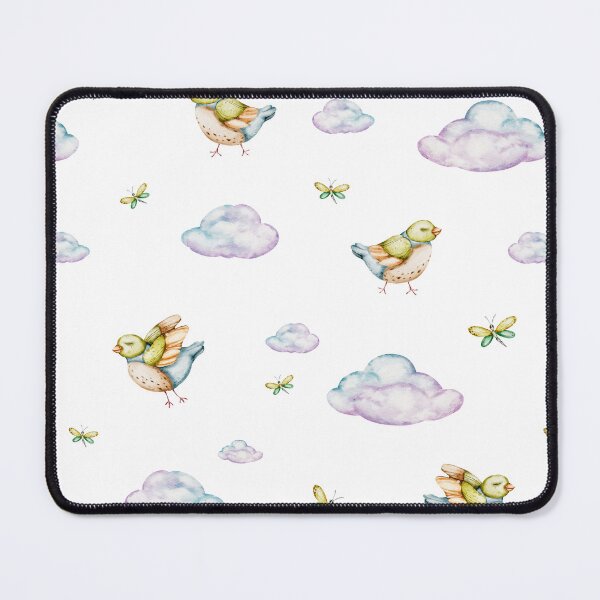 Item preview, seamless watercolor patterns Bunnies in Bloom designed and sold by NelenaArt.