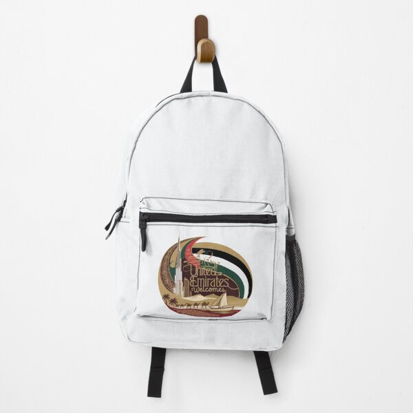 Item preview, United Emirates Welcomes Flag Map Dubai, Abu Dhabi designed and sold by AnimalsDH305.