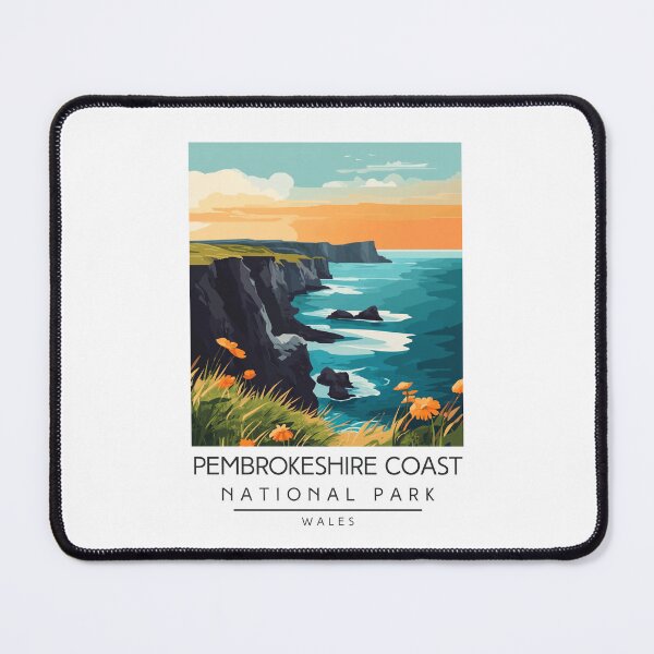 Item preview, A Vintage Travel Poster of Pembrokeshire Coast National Park - Wales designed and sold by GoodOldVintage.