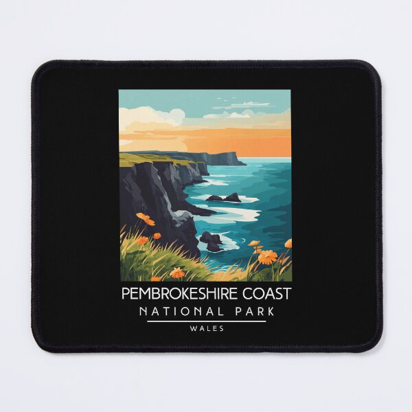 Item preview, A Vintage Travel Poster of Pembrokeshire Coast National Park - Wales designed and sold by GoodOldVintage.