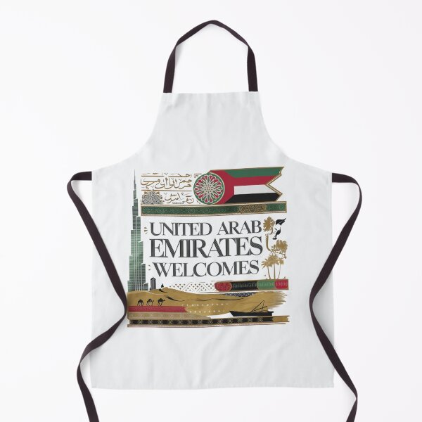 Item preview, United Emirates Welcomes Flag Map Dubai, Abu Dhabi designed and sold by AnimalsDH305.