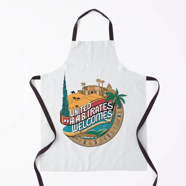 Item preview, United Emirates Welcomes Flag Map Dubai, Abu Dhabi designed and sold by AnimalsDH305.