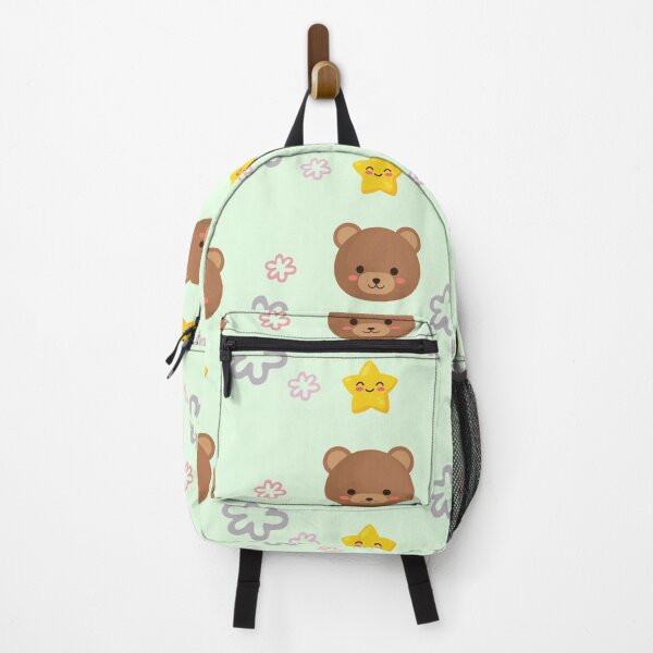 Item preview, Cute bear with star in green designed and sold by HoneyBlizz.