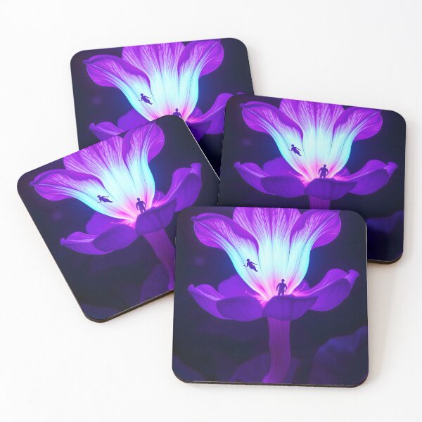 Item preview, Purple Floral Art Collection Magic Nature Photo Art designed and sold by ART ATTACK ZONE.