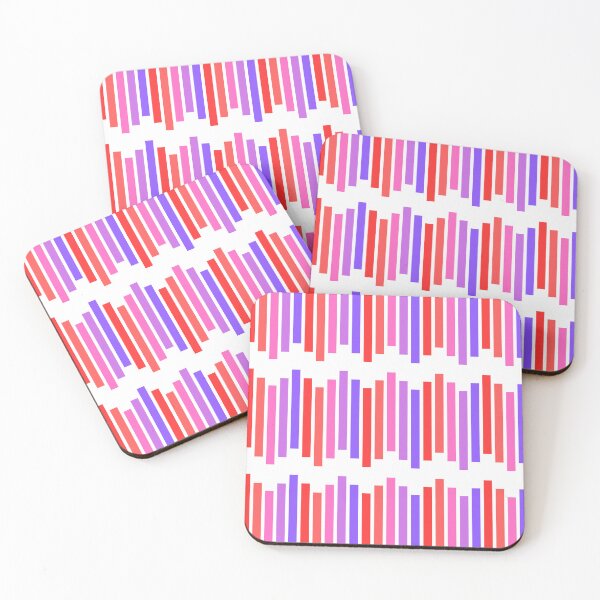 Item preview, Rhythm of Colors Vertical Lines Abstract Pattern Color Symphony designed and sold by TolgaSal.